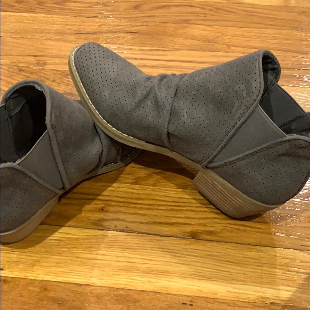 Grey booties